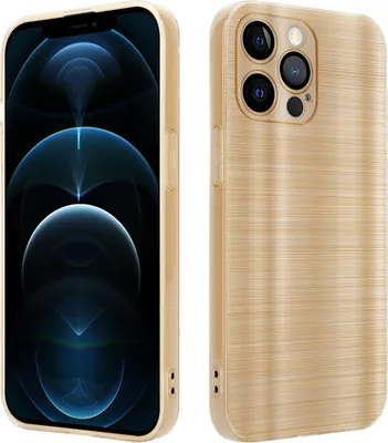 Image de Cadorabo Housse pour Apple iPhone 12 PRO Housse de protection en or Housse pour portable TPU silicone Etui Case