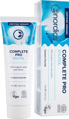 Obrázek produktu pro Organická zubní pasta Complete Pro s xylitolem Nordics 75 ml