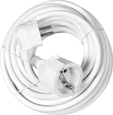 Produktbild von Heitech 10 Meter Verlängerungskabel 3x1,5mm² in weiß