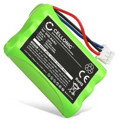 Obrázok produktu pre CELLONIC 1x akumulátor pre pevnú linku, kompatibilný s Bang & Olufsen BEOCOM 6000, BeoCom 1, BeoCom M6000, 3HR-AAAU – (700 mAh, 3,6 V)