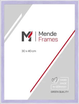 Image de MendeFrames H080 Cadre en bois avec verre antireflet violet 30 x 45 cm