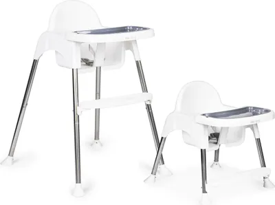 Obrázek produktu pro EcoToys HC-135 Dětská jídelní židlička 2 v 1, bílá