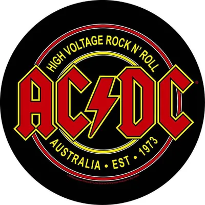 Produktbild von AC/DC High Voltage Rock N Roll Aufnäher zum Aufnähen
