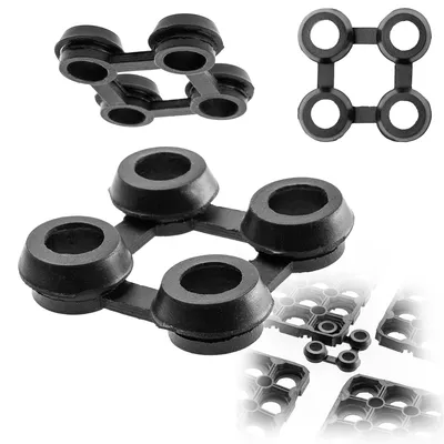 Produktbild von KADAX Gummiwischerverbinder Schwarz 7x7cm