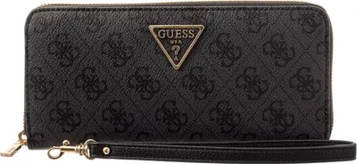 Produktbild von GUESS SWSG7459146 LAUREL II SLG LARGE ZIP AROUND Woman Portmonnaies coal logo