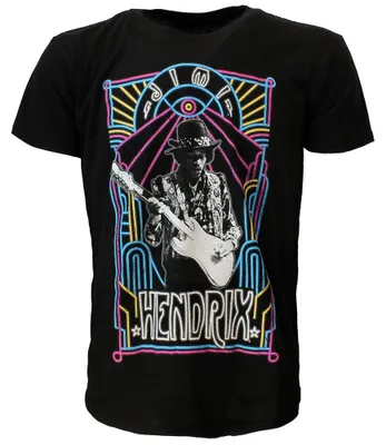 Produktbild von Jimi Hendrix Electric Ladyland Neon T-Shirt – Offizielles Merchandise - XXL