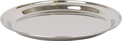 Produktbild von Argon Ta Rundes Serviertablett aus Edelstahl – 40,5 cm