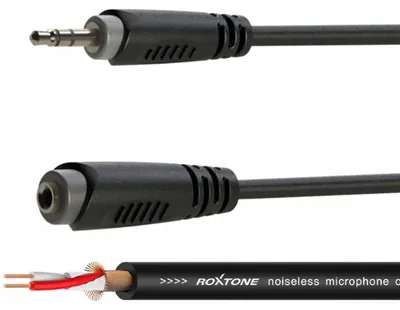 Productafbeelding van Audio-kabel met 3,5 mm stereo-stekker / 3,5 mm stereo-aansluiting, 3 m, Roxtone SACC260L3