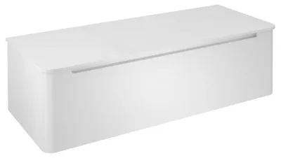 Produktbild von Sapho KERALA Unterschrank 120x35x47,5cm, 1x Schublade, weißer Glanz