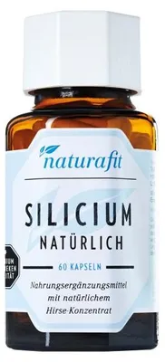 Produktbild von naturafit Silicium natürlich Kapseln, 60 St. Kapseln