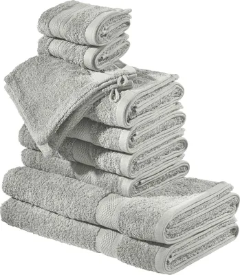 Produktbild von REDBEST Frottier-Set Chicago" 10-teilig grau OneSize"