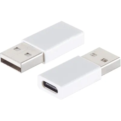 Produktbild von USB Adapter USB OTG Ladeadapter USB A auf USB C Buchse 2.0 USB A Stecker