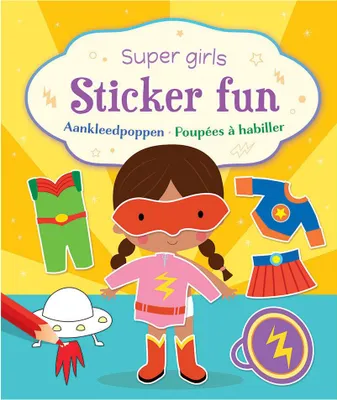 Image de Super Girls Sticker Fun - Aankleedpoppen Stickerboek