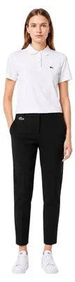 Produktbild von Lacoste Damen Chino Hose mit geradem Bein Schwarz XS