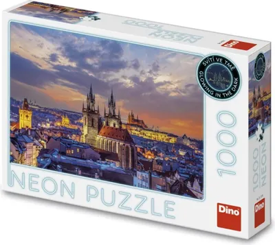 Immagine prodotto di UNA VISTA DI Hradcany Puzzle da 1000 neon