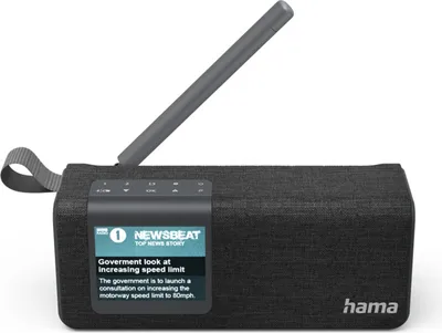 Produktbild von Hama Digitalradio DR200BT, Black Edition, FM/DAB/DAB+/Bluetooth®/Bat