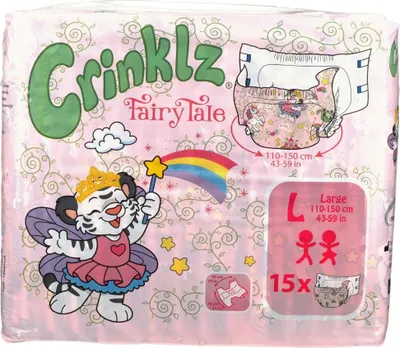 Produktbild von CRINKLZ Fairy Tale Windeln L 15St PZN 18046528