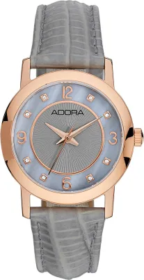 Produktbild von ADORA Trends AT5544 Uhr Damen Quarz Edelstahl Leder