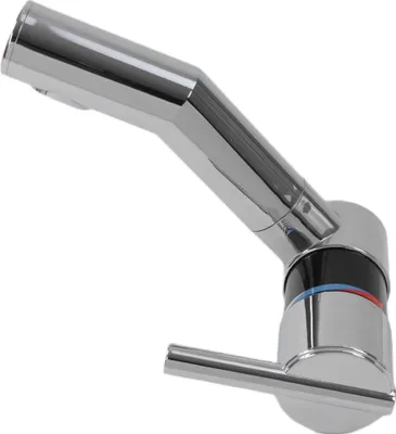 Obrázek produktu pro Směšovací baterie Směšovací baterie London/Sienna + přepínač otočný a otočný černý chrom 12 cm