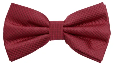 Produktbild von Fabio Farini - 1 Stück Herren Karomuster Fliegen - Männer Querbinder Vorgebunden Bowtie Rot