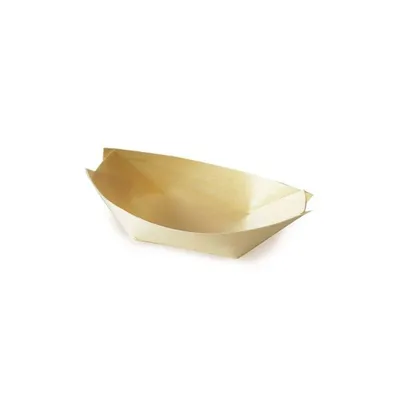 Image de Nature, bol en bois pour aliments, dimensions 9x6 cm, quantité : 100 pièces