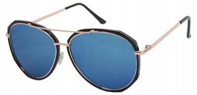 Produktbild von Haker H559B Sonnenbrille Schwarz-Gold verspiegelt