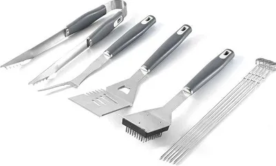 Produktbild von 10-teiliges Edelstahl Grillset für den Außenbereich