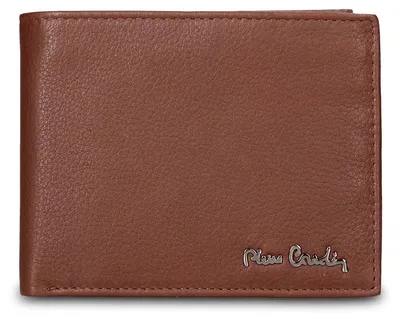 Imagen del producto de Cartera de cuero genuino para hombre, marca Pierre Cardin, color , diseño compacto y delgado