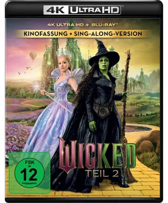 Produktbild von PLAION Wicked: Teil 2 (4K-UHD+Blu-ray), Film, Blu-ray, Deutsch, Englisch, 138 min, Wicked For Good, Musical
