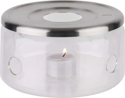 Produktbild von Gefu Stövchen Infusa mundgeblasen 15x15x8 cm für Kerzenflamme
