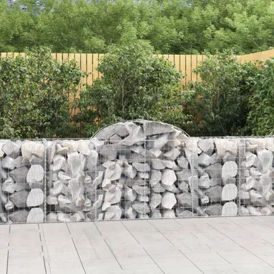 Immagine prodotto di VidaXL Gabbioni 4 pezzi a volta 200x50x80/100 cm in ferro zincato