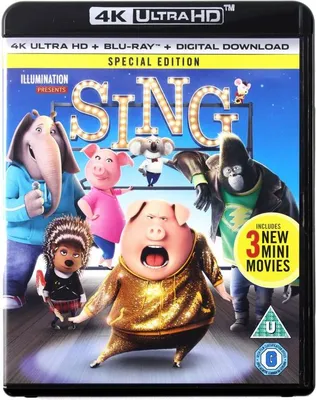 Produktbild von Sing 4K UHD [BLU-RAY+BLU-RAY 4K]