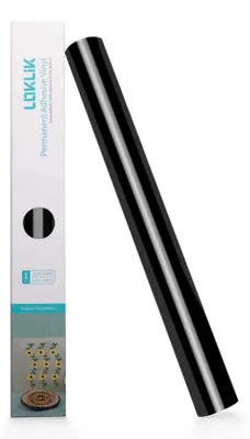 Immagine prodotto di LOKLiK Vinile adesivo permanente lucido 30,5 x 180 Plotter - Nero