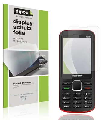 Produktbild von 4x Schutzfolie für Karbonn KC10 matt Displayschutzfolie Folie Display Schutz dipos