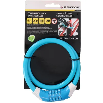 Produktbild von Cipher Spiral Fahrradschloss 10Mmx65cm Dunlop Blau