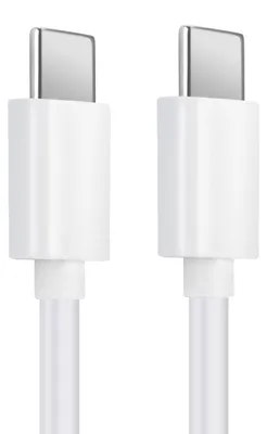 Immagine prodotto di Cavo USB C Type C USB C Type C, , cavetto di ricarica 3A (PD-60W) e trasferimento dati a 480 MBit/s - USB 2.0, in bianco, per notebook, cellulari, tablet e altri dispotivi