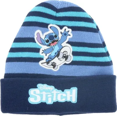 Produktbild von Lilo & Stitch Wintermütze Warme Mütze für Kinder - Onesize Dunkelblau