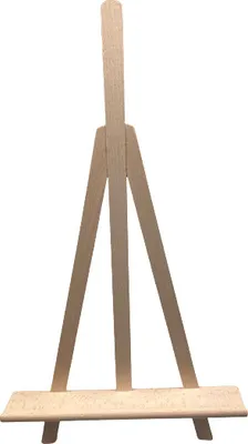 Produktbild von Tischstaffelei Malstaffelei | aus Buchenholz 45 cm | Staffelei Dreifuß Holzstaffelei | Tisch Staffelei Holzständer Bild Ständer