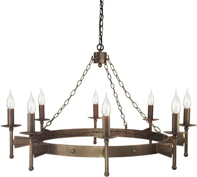 Produktbild von Elstead Cromwell Kronleuchter E14 8-fach Alte Bronze,  UK