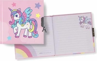 Immagine prodotto di DIARIO con lucchetto Unicorno