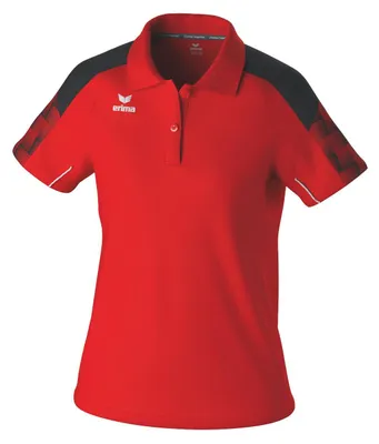 Produktbild von Erima Evo Star Poloshirt Rot/Schwarz - 44