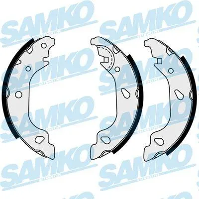 Produktbild von SAMKO Bremsbackensatz Trommelbremse Hinten für FIAT GRANDE PUNTO (199) 87930