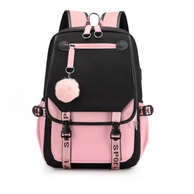 Produktbild von Carla Schulrucksack für Kinder Jadrez schwarz-rosa One size
