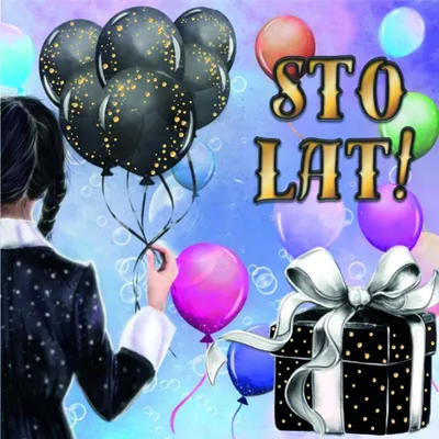 Immagine prodotto di Karnet KW Sto Lat Czarne Balony