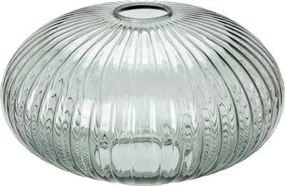 Produktbild von Buntes Lampenglas Ersatzglas für Tischlampe Tischleuchte Deckenleuchte Ø25cm H15cm Rauch Grau
