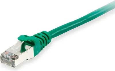 Produktbild von Equip Patchkabel Cat6A S/FTP 2xRJ45 25.00m grün LSZH Polybeutel