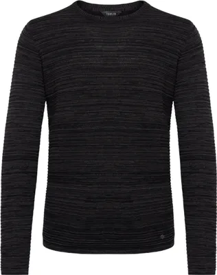 Produktbild von SOLID Pullover Herren Baumwolle Grau GR74469 - Größe: S