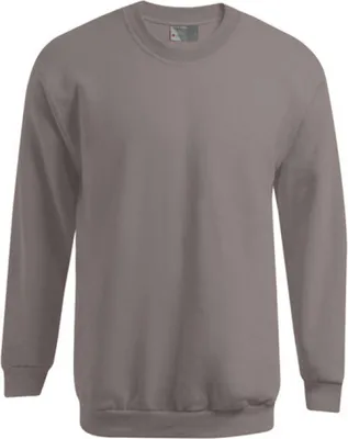 Produktbild von Premium Sweatshirt Plus Size Herren Hellgrau, 5XL