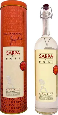 Produktbild von Poli Grappa Sarpa Di Poli + Box 700ml 40% Vol.