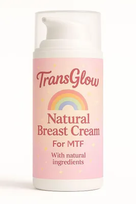Image de TransGlow – Crème pour l'augmentation mammaire MTF – Soin féminisant pour les seins – 50 ml